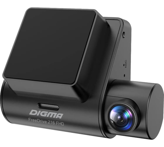 Видеорегистратор DIGMA FreeDrive 216 FHD, 2-х канальный, 1920x1080 Full HD dpi, MicroSD, 64 ГБ, Черный детальное изображение - 3