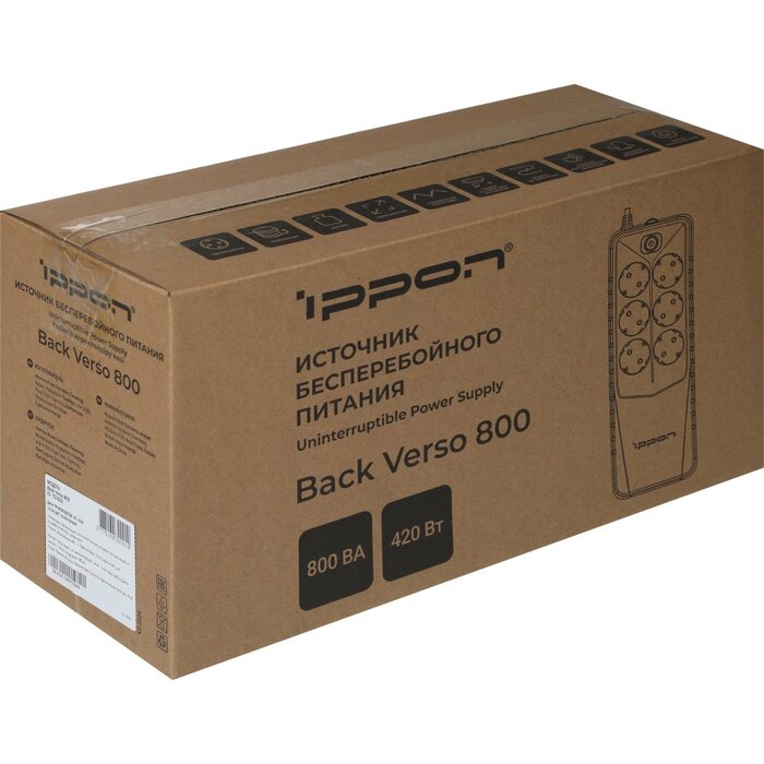 ИБП Ippon Back Verso 800 New №10