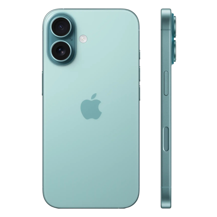 Смартфон Apple iPhone 16 512 Гб, Бирюзовый, nano SIM + eSIM №2