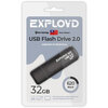 USB Flash накопитель Exployd 620 32 ГБ, черный вариант - 1