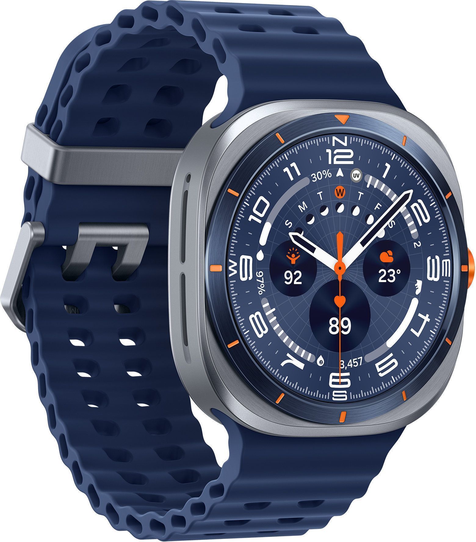 Умные часы Samsung Galaxy Watch Ultra (2025) 47 мм, Синий титан детальное изображение - 3