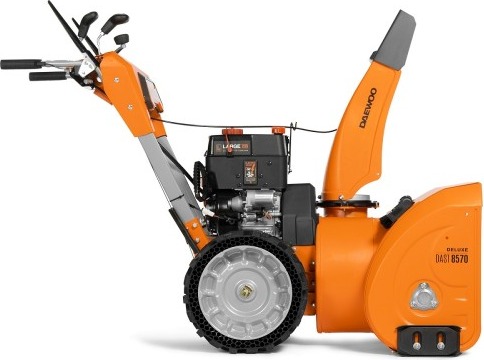 Снегоуборщик бензиновый Daewoo DAST 8570 с электрозапуском DAST 8570 (LCT), 9 л.с., 6250 Вт, Оранжевый/Серый детальное изображение - 3