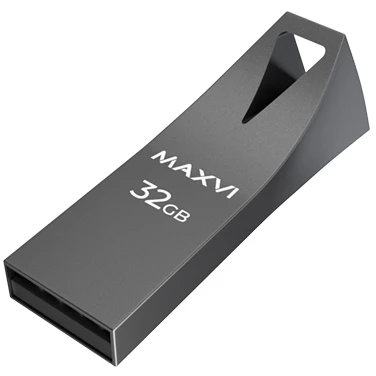 USB Flash накопитель MAXVI MK2 Dark 32 ГБ, черный детальное изображение - 1