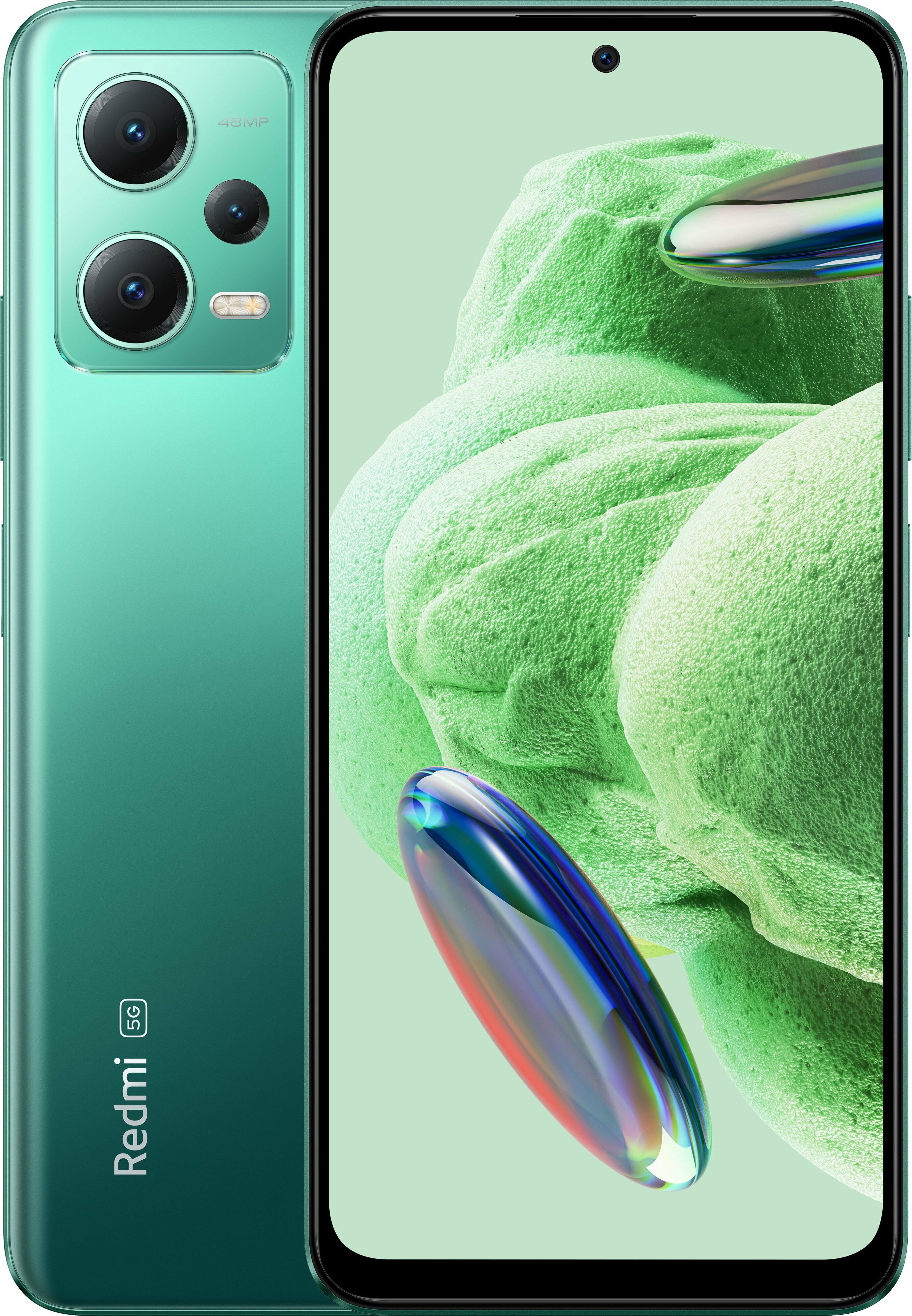 Смартфон Xiaomi Redmi Note 12 5G 128 ГБ, Зеленый, Dual nano SIM детальное изображение - 1