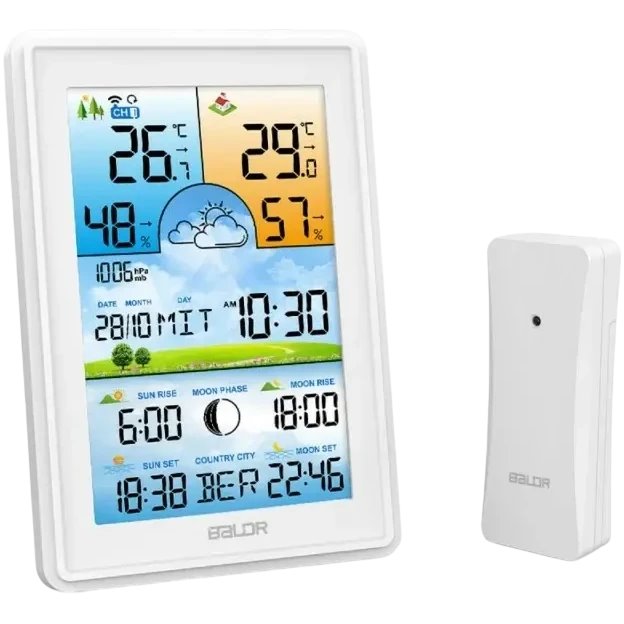 Метеостанция BALDR B0360WST2H2PR-V2, Белый детальное изображение - 2