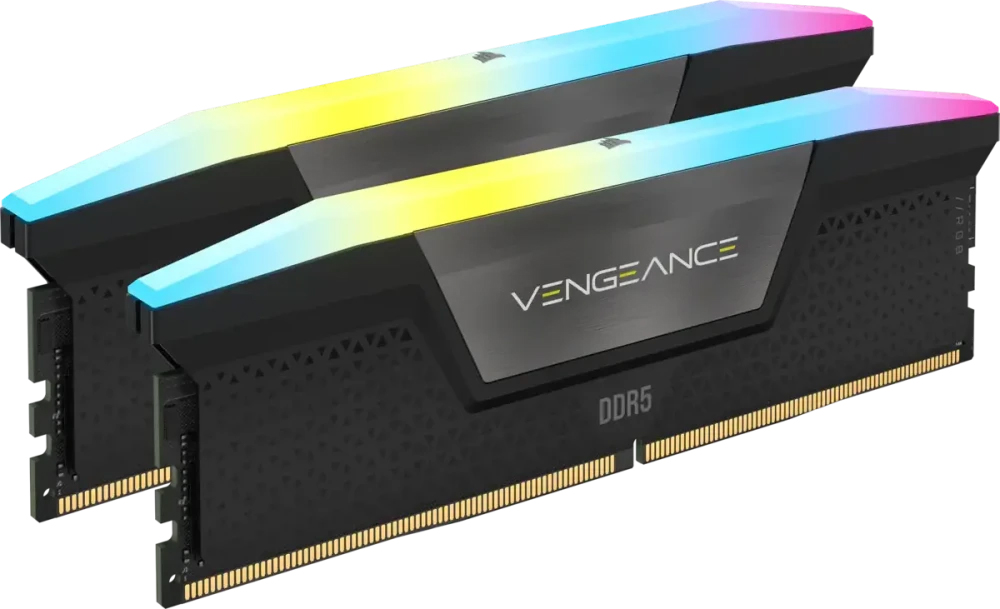 Оперативная память Corsair Vengeance RGB DDR5 6400MHz, CMH32GX5M2B6400C32, 2x16 Гб KIT, 32 Гб детальное изображение - 2