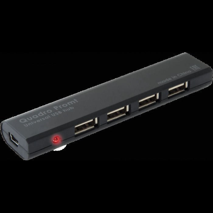 USB-концентратор Defender QUADRO Promt, Черный №1