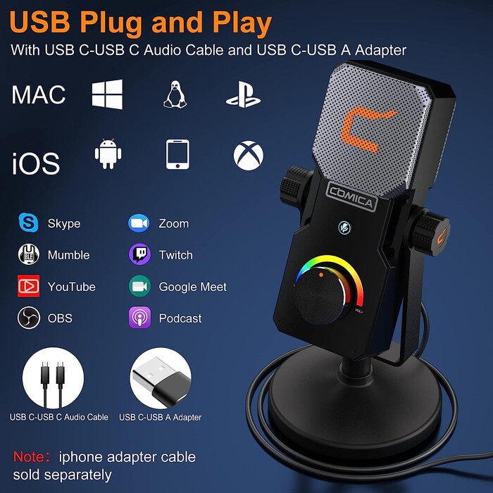 Микрофон Comica STA-U1  №3