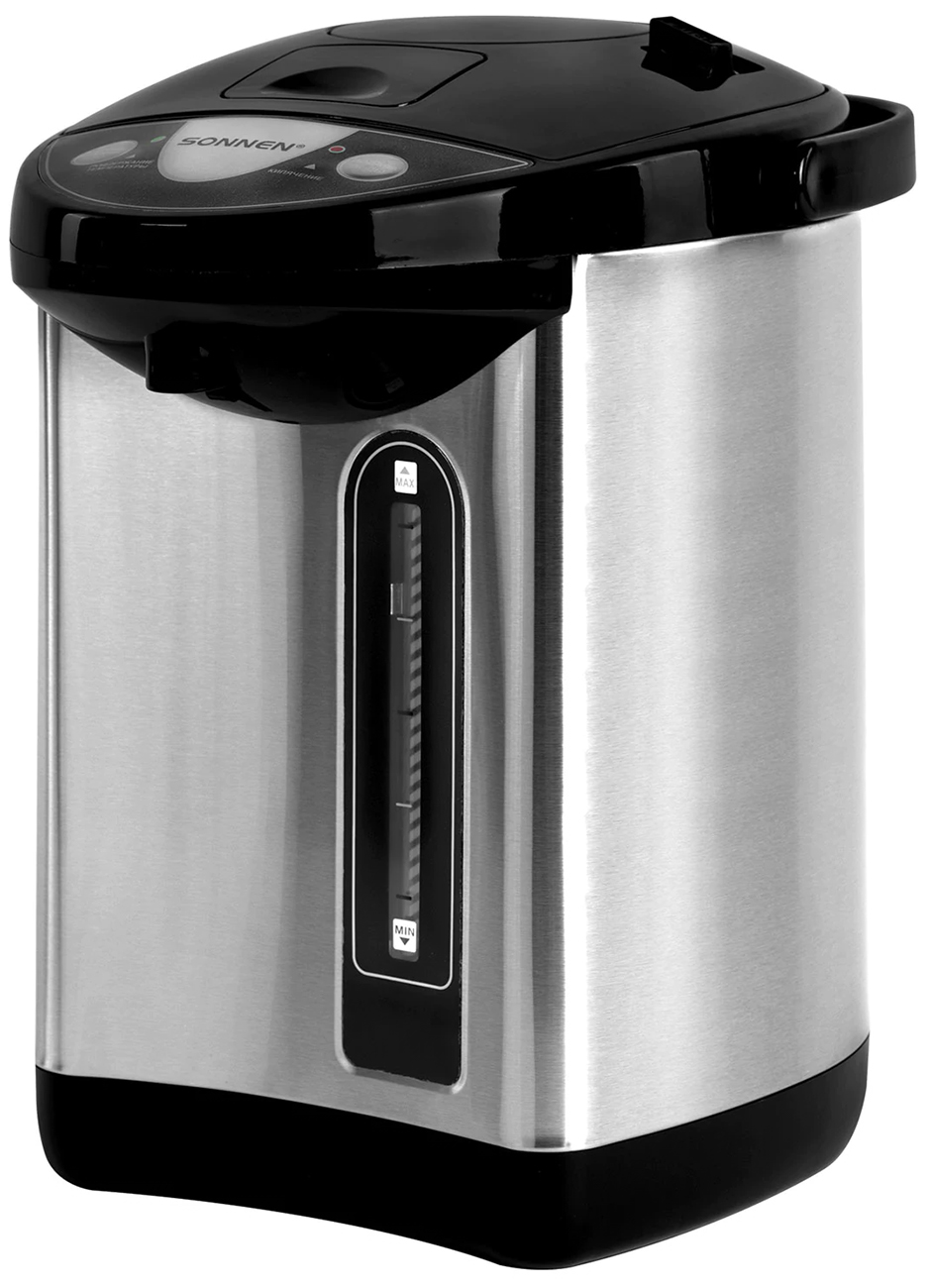 Термопот Sonnen TP-38, 4 л, 900 Вт, Черный детальное изображение - 1