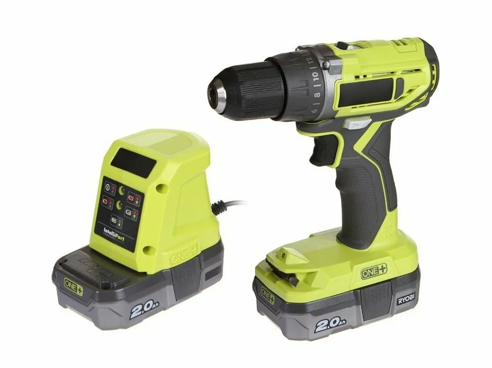 Аккумуляторная дрель-шуруповерт Ryobi ONE+ R18DD2-220S 5133003821, 18 В, 40 Нм, 2 А·ч  детальное изображение - 3