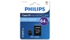 Карта памяти Micro SD Philips Class10 (FM64MA45B/97) + SD адаптер, 64 Гб вариант - 1