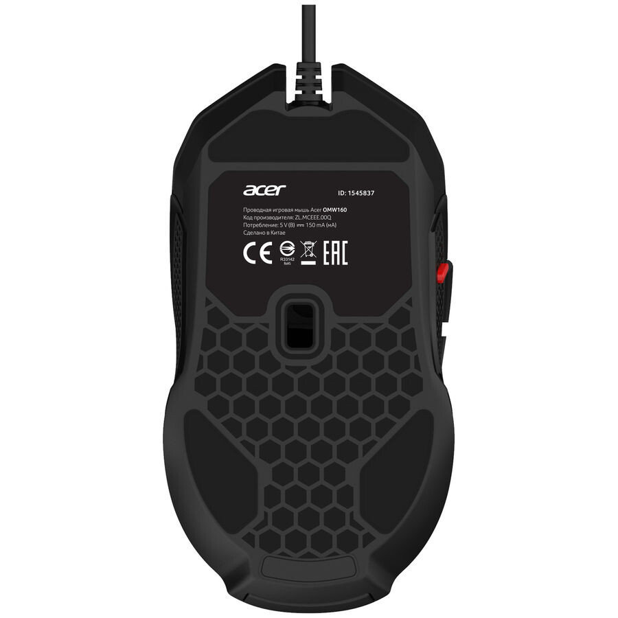 Мышь Acer OMW160, Черный детальное изображение - 6