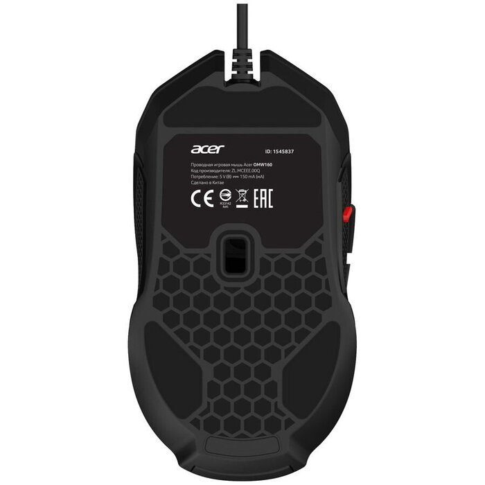 Мышь Acer OMW160, Черный №6