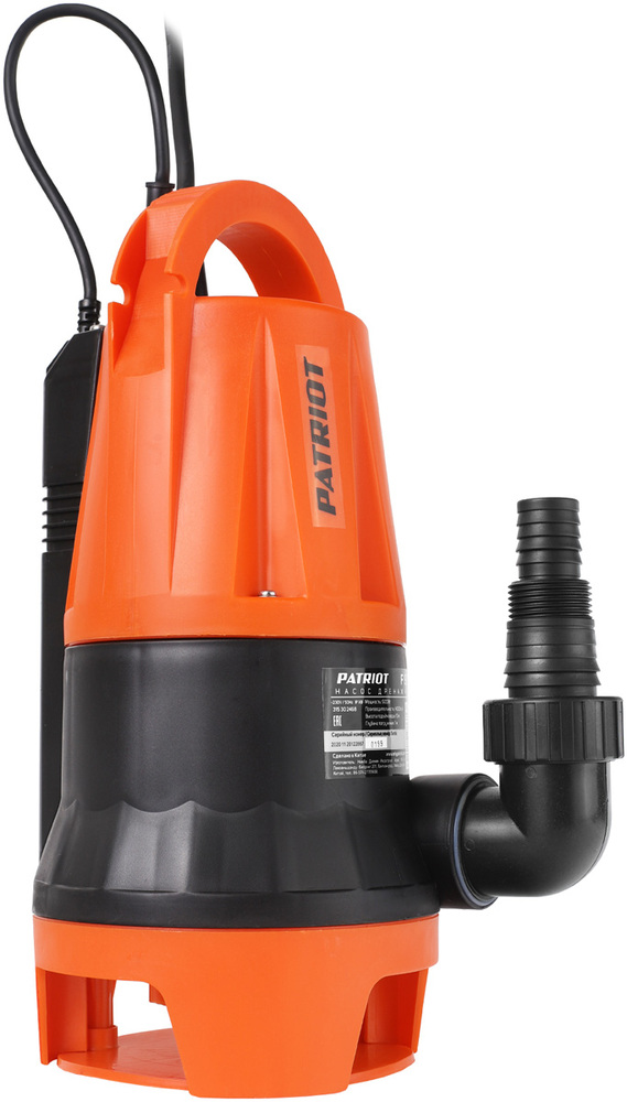 Дренажный насос c F 900i, 233.33 л/мин, 40 мм, напор 10 м, d=32 мм, 920 Вт, Оранжевый №1