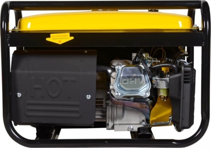 Генератор бензиновый EUROLUX G3600A 64/1/37, 2.5 кВт, Желтый №4