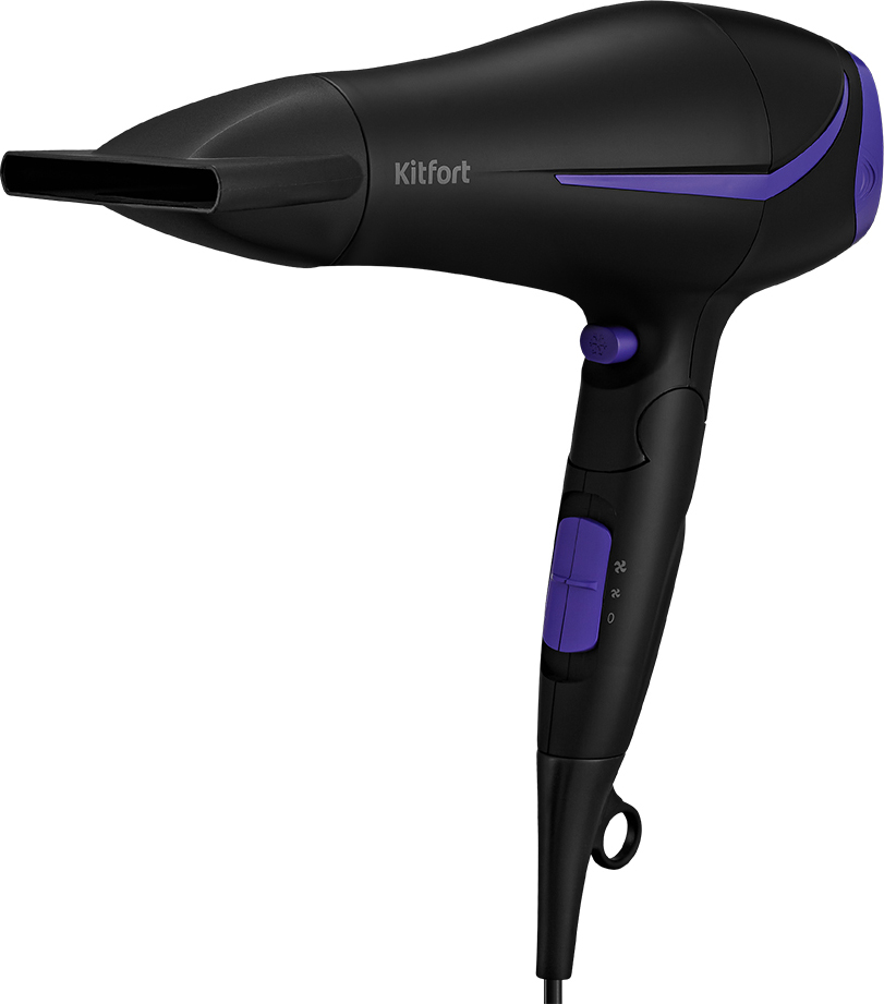 Фен KITFORT KT-3230, Черный детальное изображение - 1