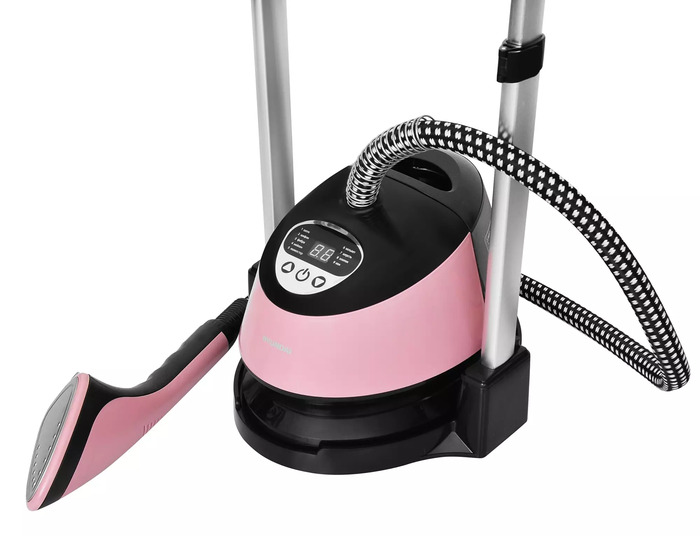 Отпариватель Hyundai H-US02543, Розовый/черный №8