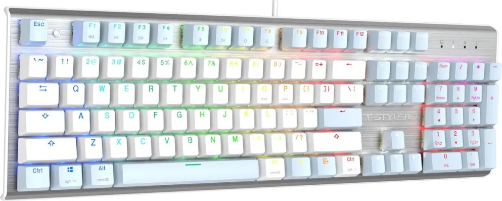 Клавиатура A4Tech Fstyler FS100 Neon, Синий детальное изображение - 2