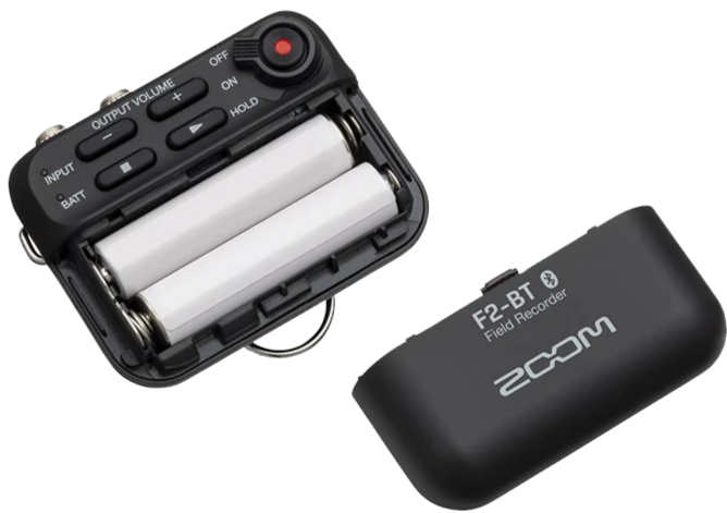 Рекордер Zoom F2-BT Bluetooth, 32 бит, Черный детальное изображение - 2