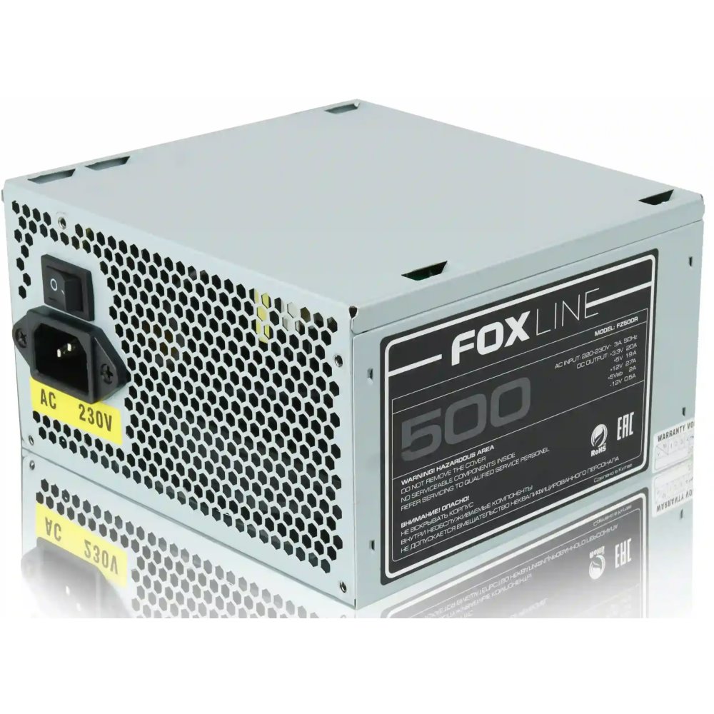 Блок питания Foxline FZ500R, 500 Вт детальное изображение - 1