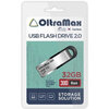 USB Flash накопитель OltraMax 300 32 ГБ, серебряный вариант - 1