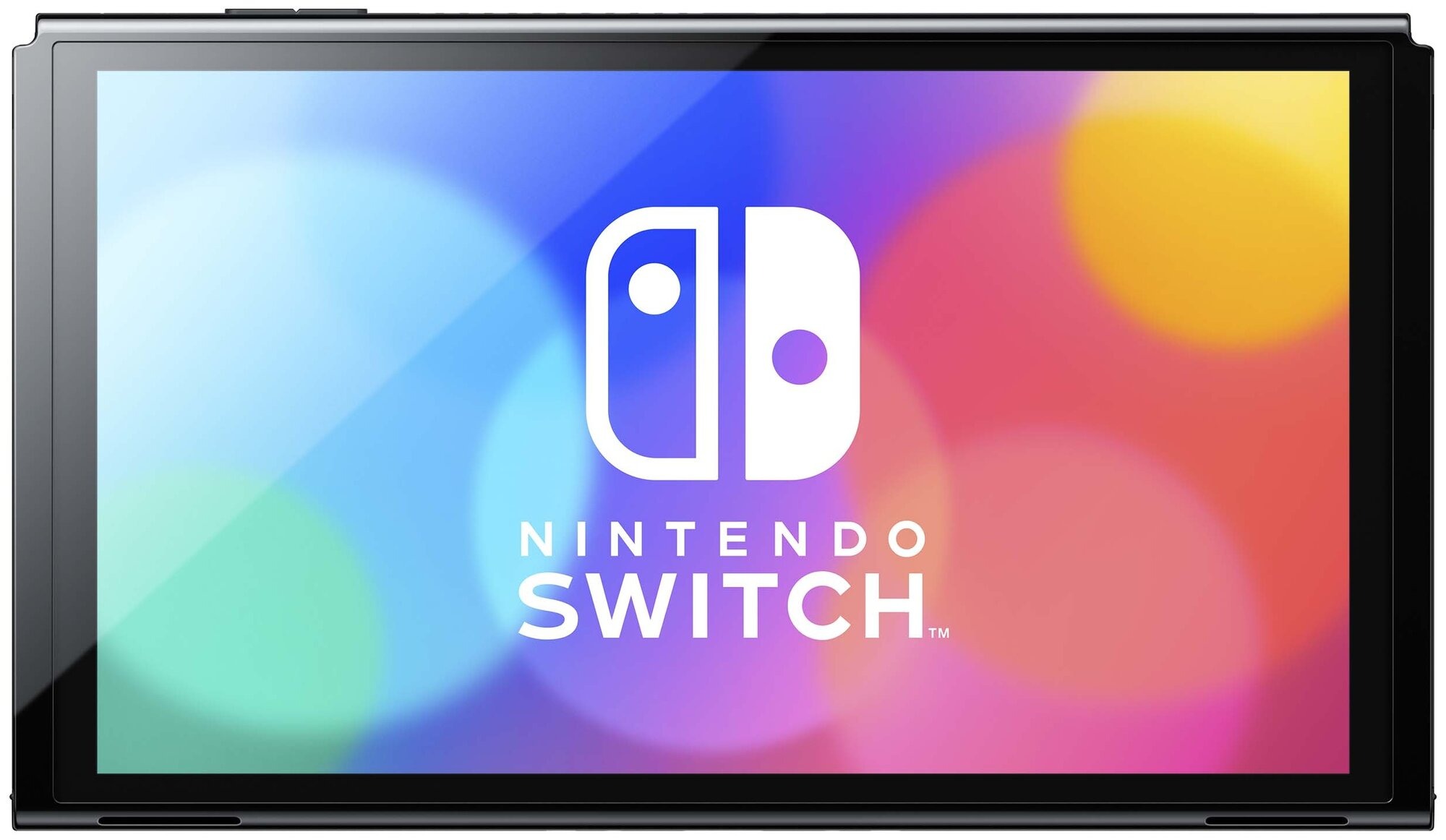 Игровая приставка Nintendo Switch OLED 64 ГБ, без игр, Неоновый синий/Неоновый красный, Синий детальное изображение - 2
