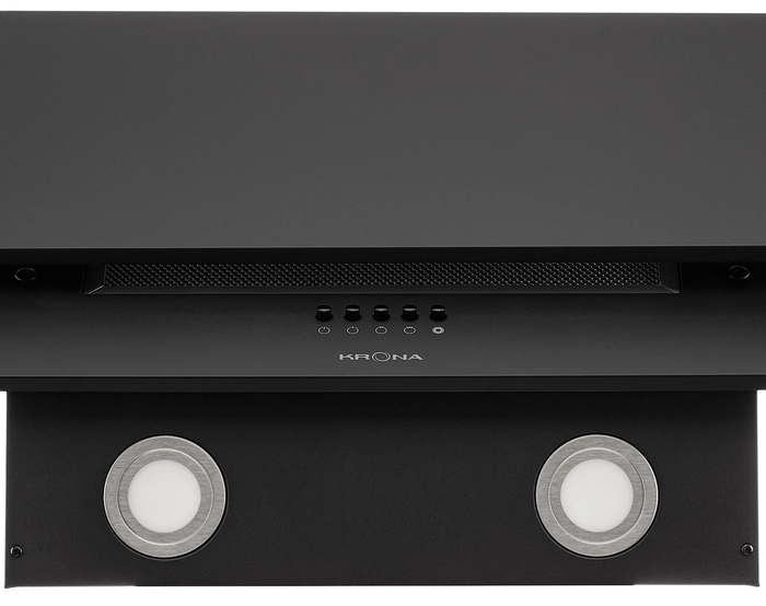 Вытяжка Krona OLLY 600 black PB, Черный №4