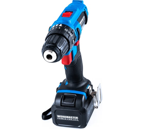 Аккумуляторная дрель-шуруповерт WorkMaster АШ-18ЛВ, 18 В, 28 Нм, 1,5 А·ч детальное изображение - 18