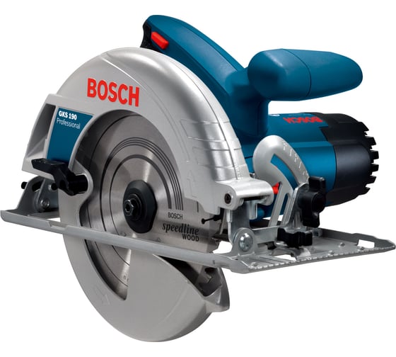Дисковая пила BOSCH GKS 190, 190 мм, 5500 об/мин, 1400 Вт детальное изображение - 1