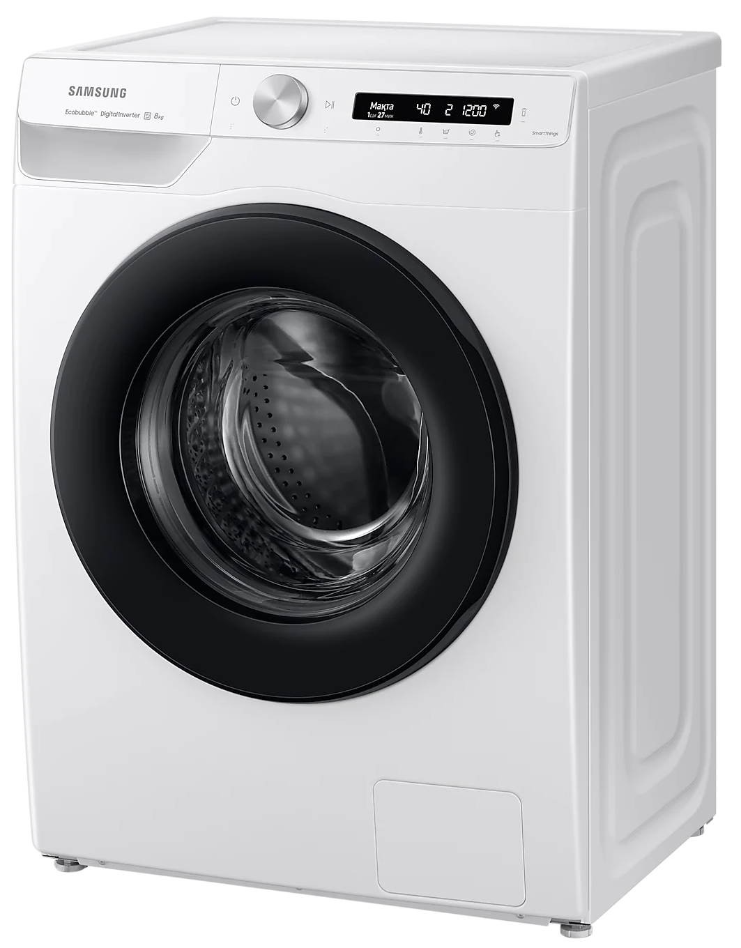 Стиральная машина Samsung WW80A6S24AW, Белый детальное изображение - 4