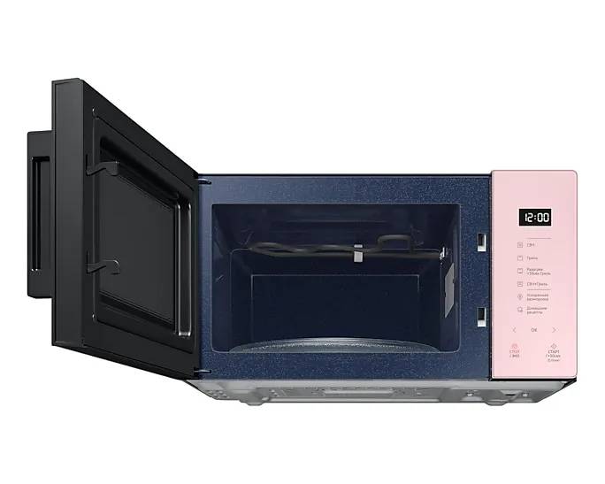 Микроволновая печь Samsung Bespoke MG23T5018AP, Розовый детальное изображение - 3