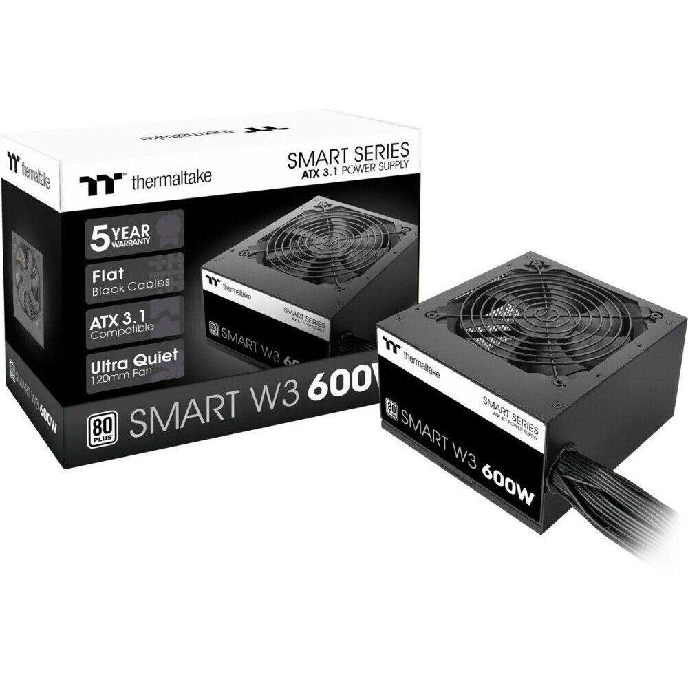 Блок питания Thermaltake Smart W3 (PS-SPW-0600NNFAWE-1), 600 Вт детальное изображение - 4