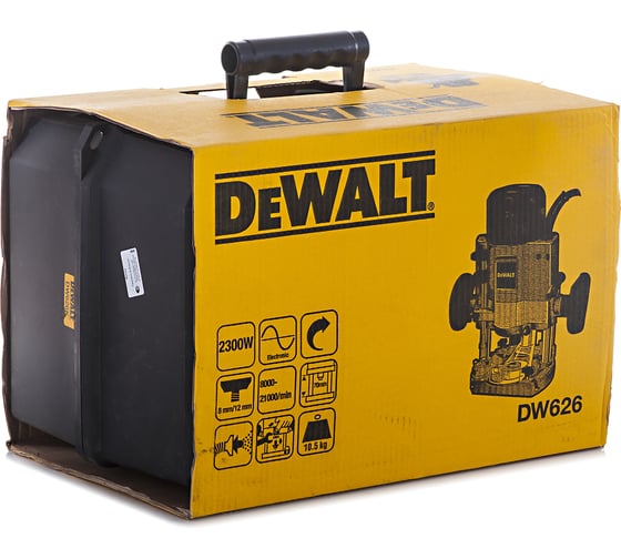 Фрезер DeWALT DW 626, 2300 Вт, Желтый детальное изображение - 2