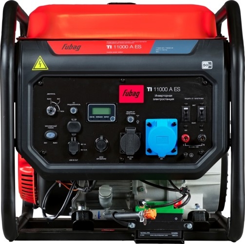 Генератор бензиновый FUBAG TI 11000 646211, 10 кВт, Красный детальное изображение - 1