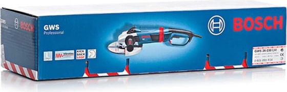 Угловая шлифмашина Bosch GWS 26-230 LVI 0.601.895.F04, 230 мм, 6500 об/мин, 2600 Вт детальное изображение - 6