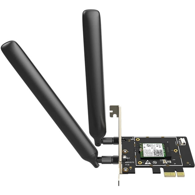 Wi-Fi адаптер Tenda E33, Wi-Fi 6, Черный детальное изображение - 2