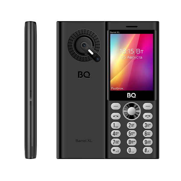 Мобильный телефон BQ 2832 Barrel XL, 32 Мб, Черный, Mini-SIM детальное изображение - 2