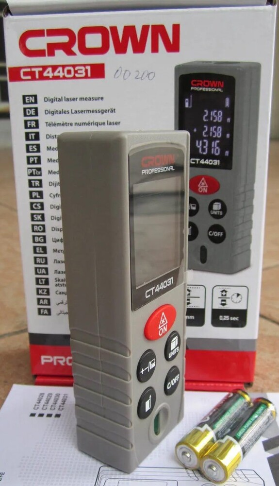 Лазерный дальномер Crown CT44030  №10