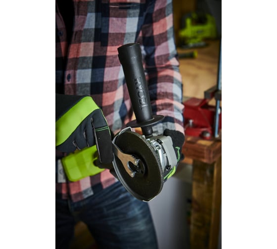 Углошлифмашина Ryobi ONE+ RAG18115-0 5133005402, 115 мм, 9000 об/мин детальное изображение - 12