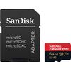 Карта памяти SanDisk Extreme Pro MicroSD + SD адаптер (SDSQXCY-064G-GN6MA), 64 Гб вариант - 1
