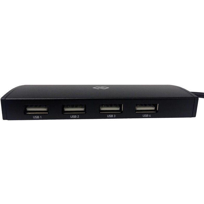 USB-концентратор Digma HUB-4U2.0-UC-B, Черный детальное изображение - 3