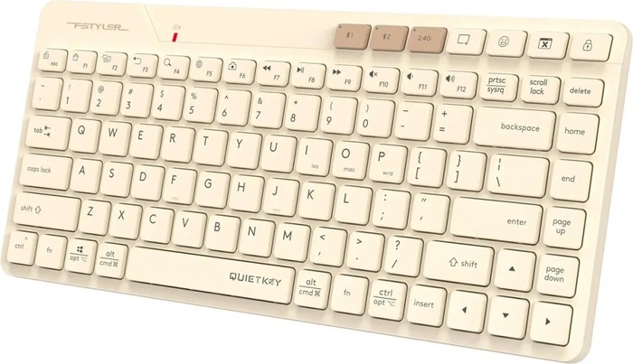 Клавиатура A4Tech Fstyler FBK26C AS, Бежевый №3