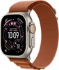 Умные часы Apple Watch Ultra 3 49 мм, Natural Titanium Case with Terra Cotta Alpine Loop, Оранжевый вариант - 1