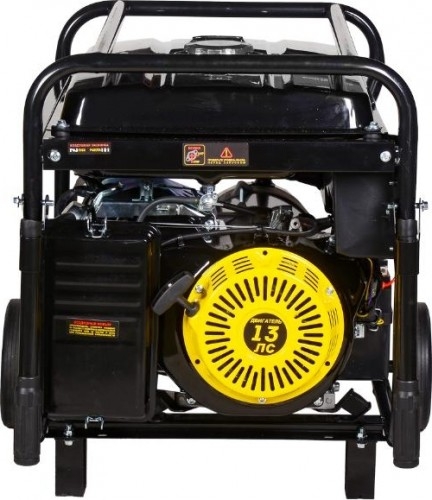 Генератор бензиновый HUTER DY6500LX с колесами 64/1/15, 5 кВт, Черный детальное изображение - 3