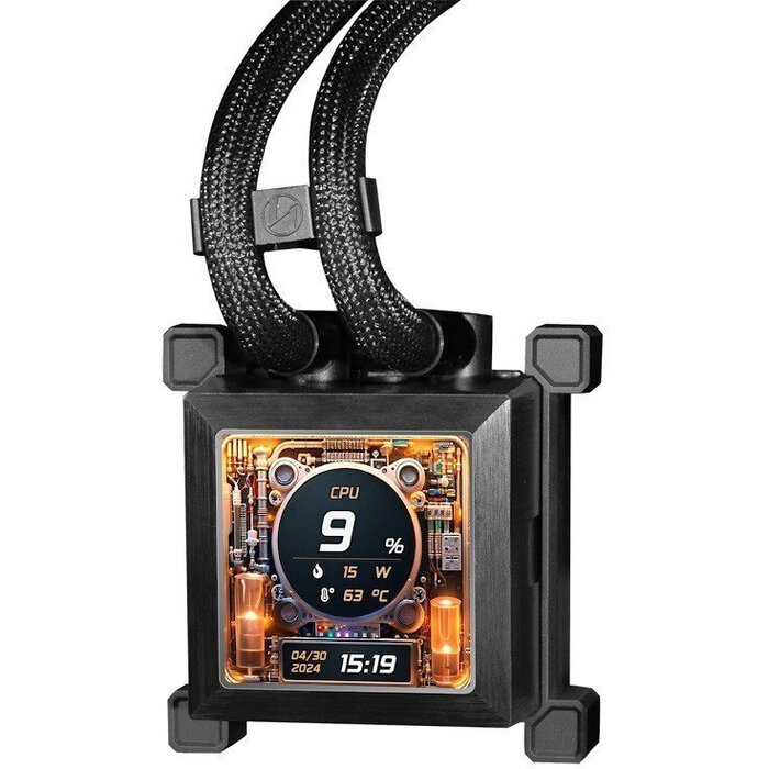 Система жидкостного охлаждения Lian Li HydroShift LCD 360S, Черный №2