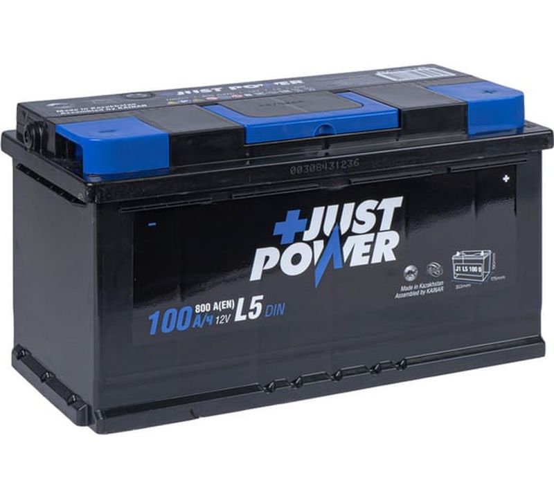 Аккумулятор JUST POWER+ R+ L5 EN, Обратная Поляроность, J1L51000, 100 А·ч детальное изображение - 1