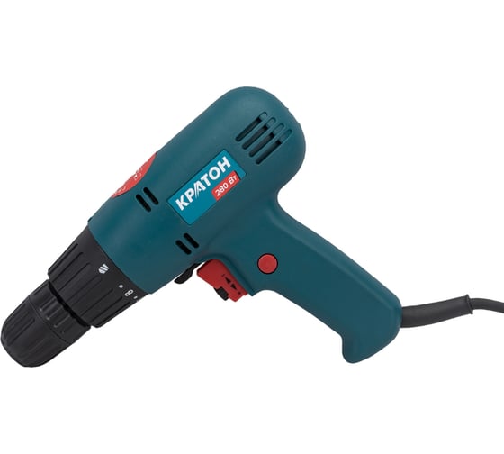 Сетевая дрель-шуруповерт Кратон ESDD-280/16 3 02 01 028, 220 В, 14 Нм, 280 Вт детальное изображение - 3