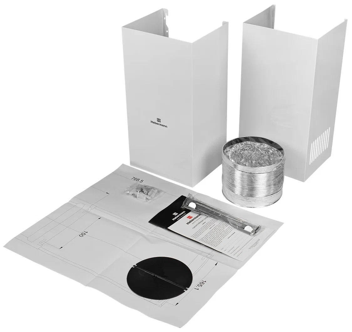 Вытяжка Hebermann HBKH 50.2 W, Белый детальное изображение - 3