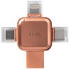 USB Flash накопитель SmartBuy MC15A Metal Quad (SB064 ГБMC15A) 64 ГБ, розовый вариант - 1