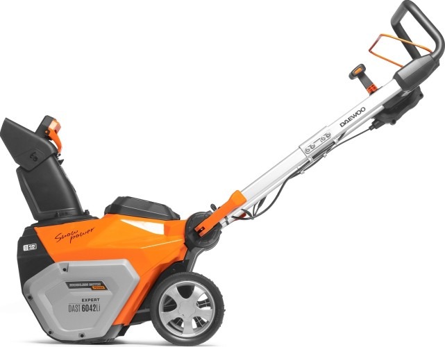Снегоуборщик аккумуляторный Daewoo DAST 6042Li SET, 42 В, Оранжевый/Серый детальное изображение - 3